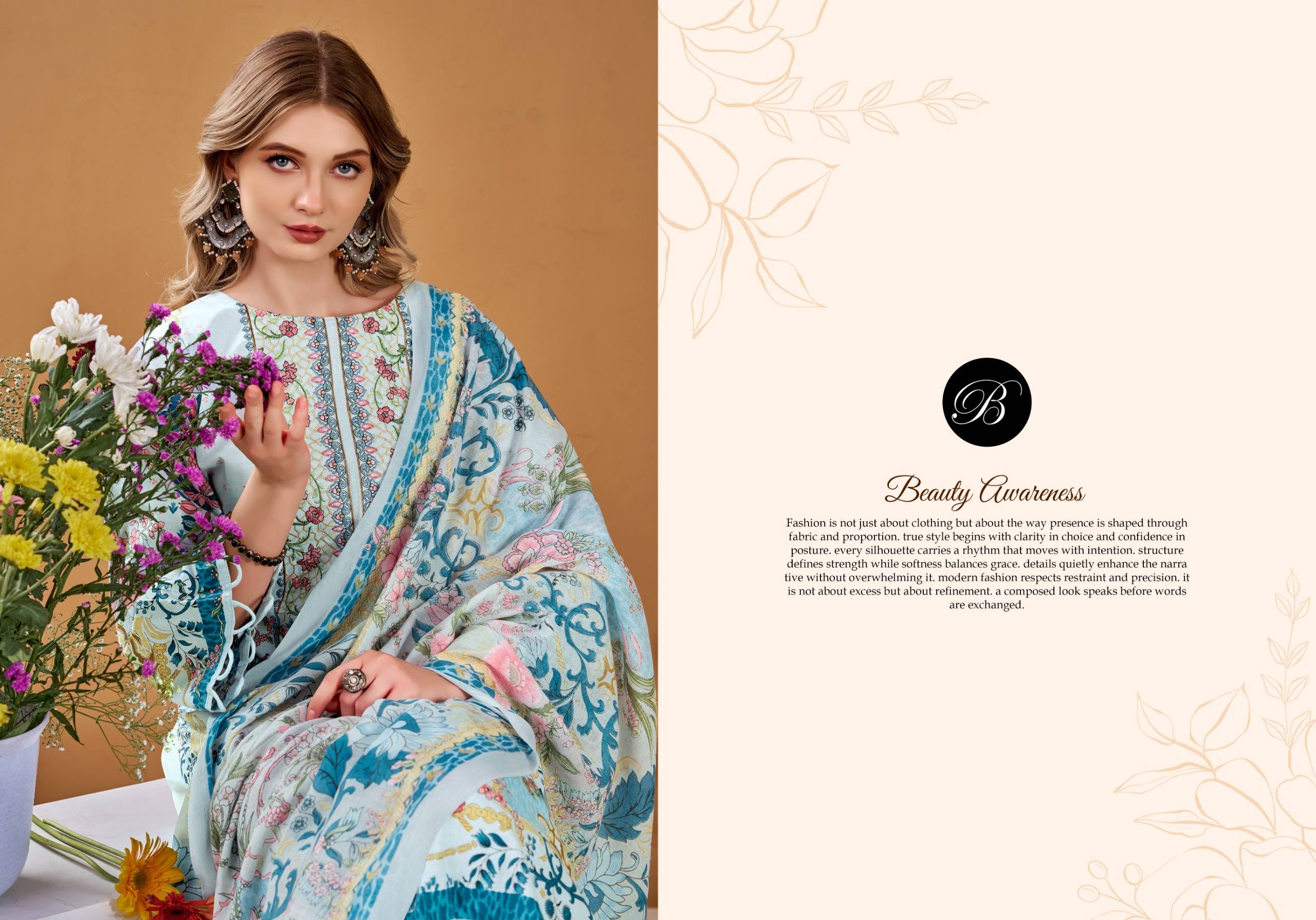 NAIRA VOL-145 by BelliZa DesigNer 985-001 TO 985-008 SERIES Pakistani Stylish Embroidered PURE COTTON COLLECTION At Wholesale Price
